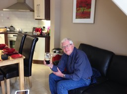 Russ checking out the Guinness
