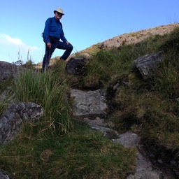 some of the path was steep