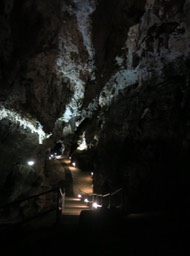 inside the caves