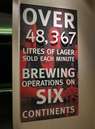 interesting sign at the brewery