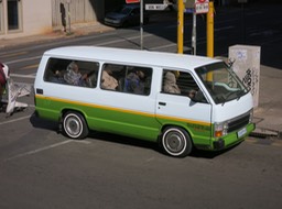 local taxi; they pack them in!!