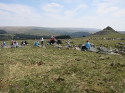 lunch stop at Sharp Tor in Dartmoor N.P.