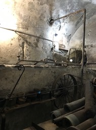 machinery pipes in factory