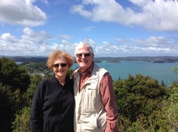 Maiki hill above Russell, Paihia in background