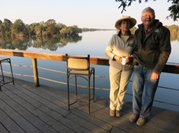 morning coffee at Kafue N.P.