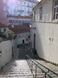 much of our walk was steep!
