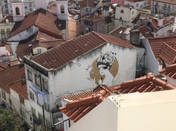 mural on a Lisbon building