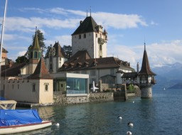 Oberhofen Castle on Lake Thun