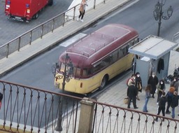 old bus used for filming 