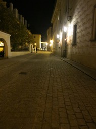 on the way back to our hotel