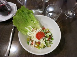 one course of our farewell dinner