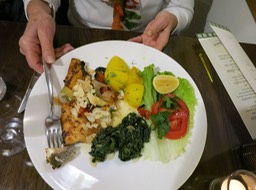 one course of our farewell dinner