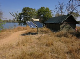 our cabin, Kafue N.P.