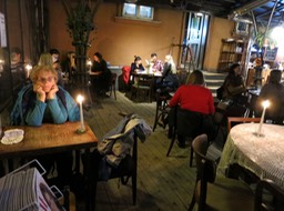 our dinner spot in Krakow