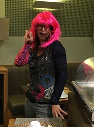 Our guide clowning at a group party