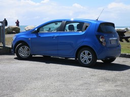 our rental on South Island (Holden Barina)