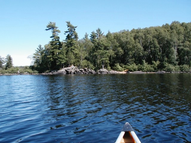 our site from the water - 2002