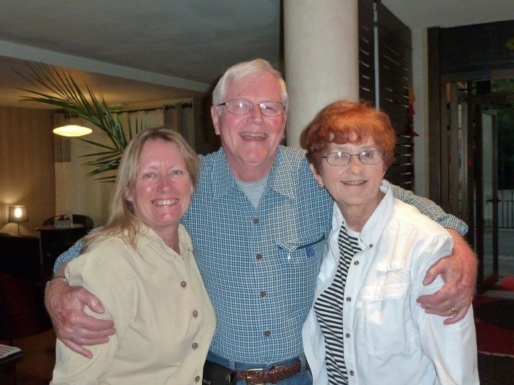 our tour guide, Toni, with us