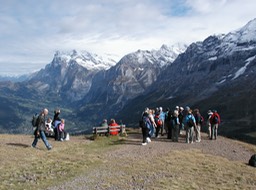 a rest stop on the trail
