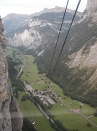 our cables to Murren 