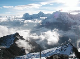 view from the Schilthorn