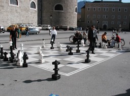 street chess, Salzburg