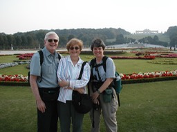 Russ, Barb & Sharon, Schonbrunn Gardens
