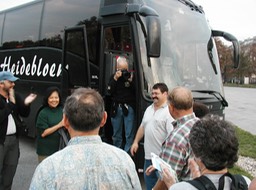 Farewell to Mark, our coach driver
