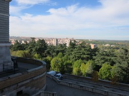part of Madrid from the Royal Palace