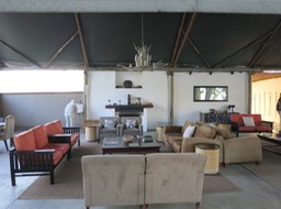 part of the lodge at Kafue N.P.