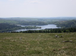 reservoir at Sharp Tor in Dartmoor