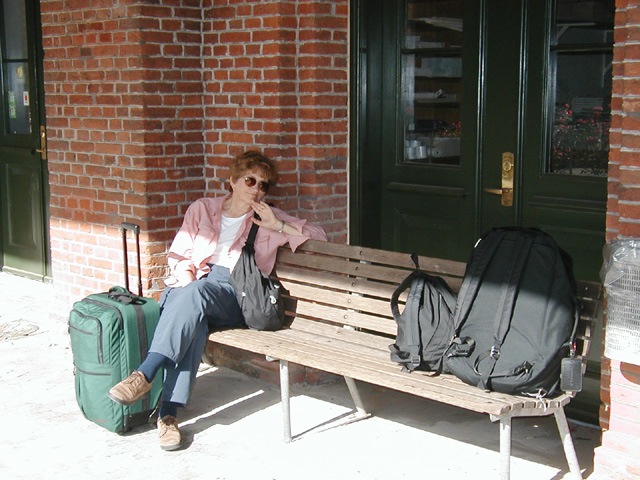 Ribe- waiting for the train