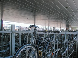 Roskilde-bikes at the train station