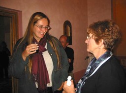 Tour guide Sarah and Barb