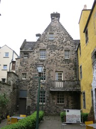 shells embedded in facade to ward off witches