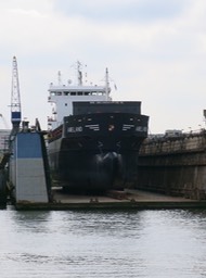 ship under repair, Rotterdam