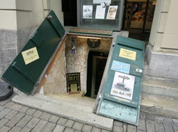 shops in old cellars!