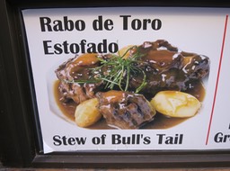 sign in a restaurant window