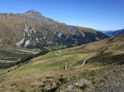 ski area in the winter