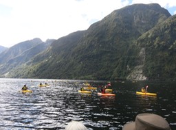 some chose the kayak activity