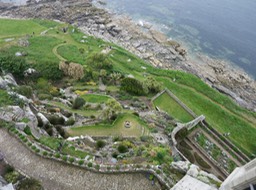 some of gardens on castle on St. Michael's Mount