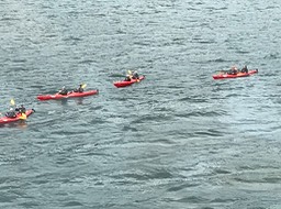 some of our people kayaked