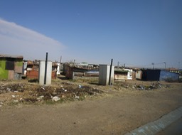 Soweto housing; those are out two outhouses