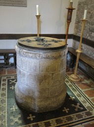 St. Martin's baptismal font