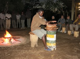 staff demo drumming