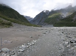 start of hike to Fox Glacier
