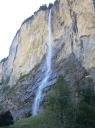 Staubbach Fall, Lauterbrunnen; 974 ft.