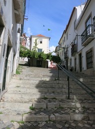 steps are just as steep coming down as up!