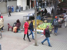 street scene in Johannesburg