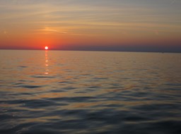 sunset over the Adriatic